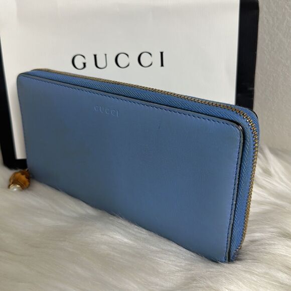 💯Authentic Gucci Zipped Around Long Wallet🍀 - Picture 10 of 17